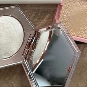 Fenty Beauty Shimmering White Highlighter, and Kylie cosmetics trio bundle